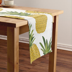 Chemin De Table Court Conception de fruits tropicaux ananas
