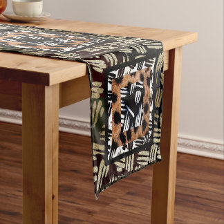 Chemin De Table Court Conception de Patchwork en Afrique