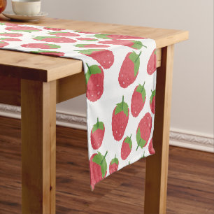 Chemin De Table Court Conception des fruits de framboise