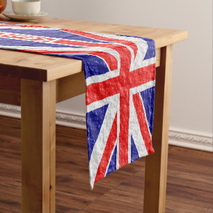Chemin De Table Court Conception du drapeau Union Jack