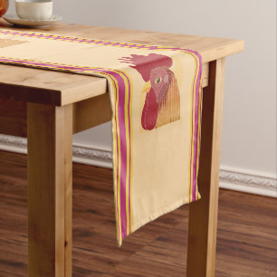 Chemin De Table Court Coq Table Runner