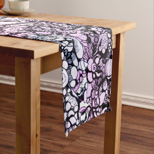 Chemin De Table Court coquillages et galets