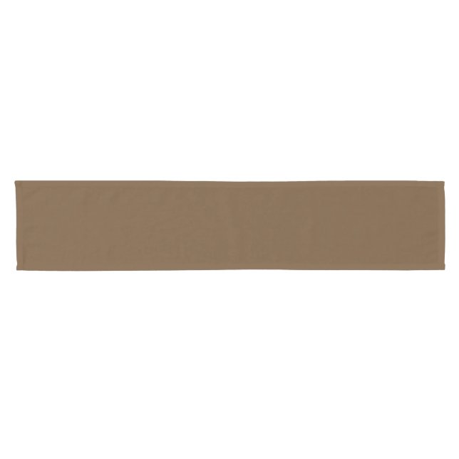 Chemin De Table Court Couleur cadeau Brown foncé Coordination (Horizontal)