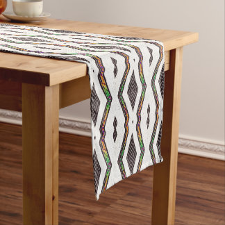 Chemin De Table Court Couleur de table Kuba Cloth Motif d'impression