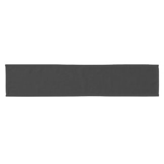 Chemin De Table Court Couleur simple noire solide