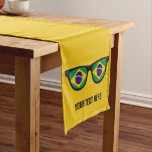 Chemin De Table Court Couleurs de table brésiliennes personnalisées