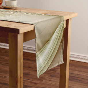 Chemin De Table Court Couleurs des métaux précieux, art fractal Abstrait