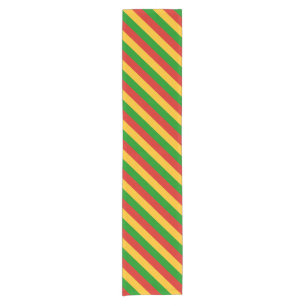 Chemin De Table Court COULEURS RASTAFARI + vos idées