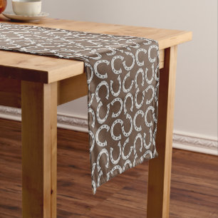 Chemin De Table Court Country Horse chaussures motif coureur de table