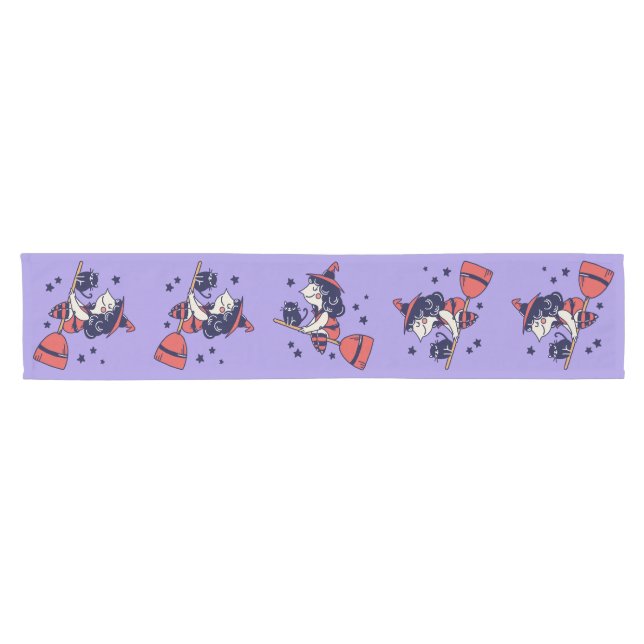 Chemin De Table Court Coupe de table Halloween sorch (Horizontal)