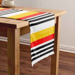 Chemin De Table Court Coureur classique de table de rayure espagnole