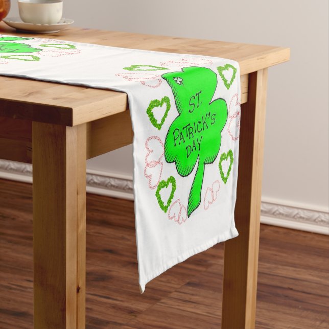 Chemin De Table Court Coureur de nappes Saint Patrick's Day (In Situ)