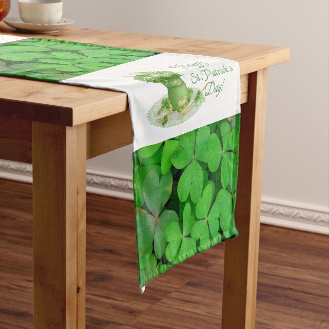 Chemin De Table Court Coureur de nappes Saint Patrick's Day (In Situ)