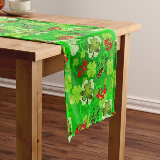 Chemin De Table Court Coureur de nappes Saint Patrick's Day (In Situ)