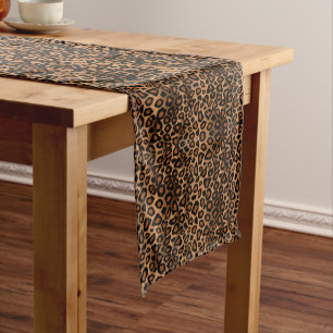 Chemin De Table Court Coureur de table courte Leopard Poster de animal
