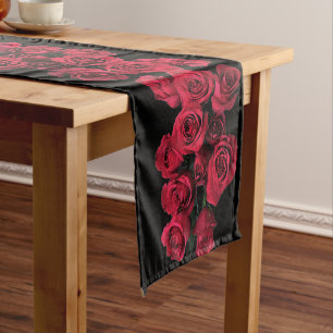 Chemin De Table Court Coureur de table courte Red Roses