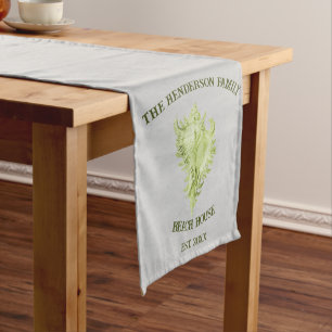 Chemin De Table Court Coureur de table courte verte Conch Shell