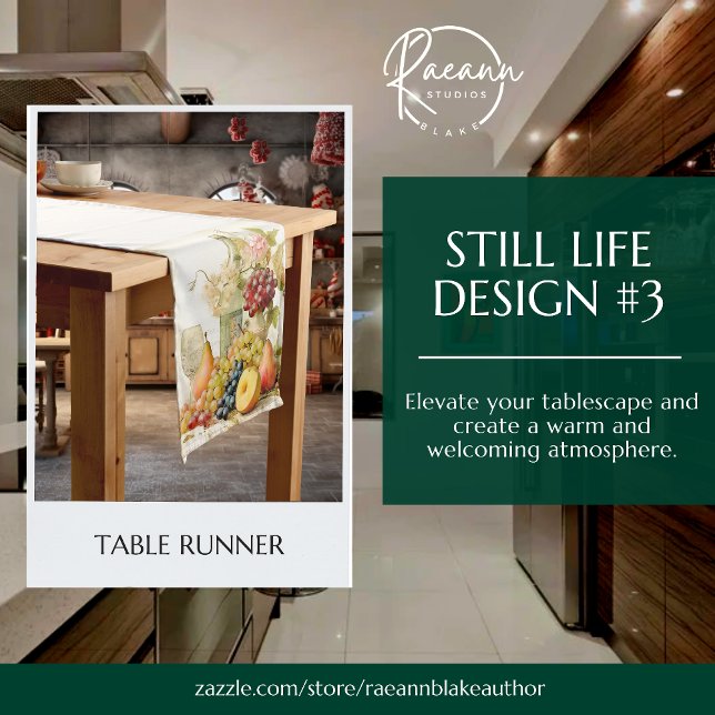 Chemin De Table Court Coureur de table de conception de la durée de vie (Créateur téléchargé)