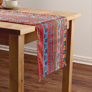 Chemin De Table Court Coureur de table de motif tribal africain