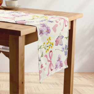 Chemin De Table Court Coureur de table de ressort fleur sauvage