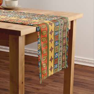 Chemin De Table Court Coureur de table des Motifs tribaux africains