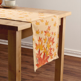 Chemin De Table Court Coureur de table des vibrations d'automne