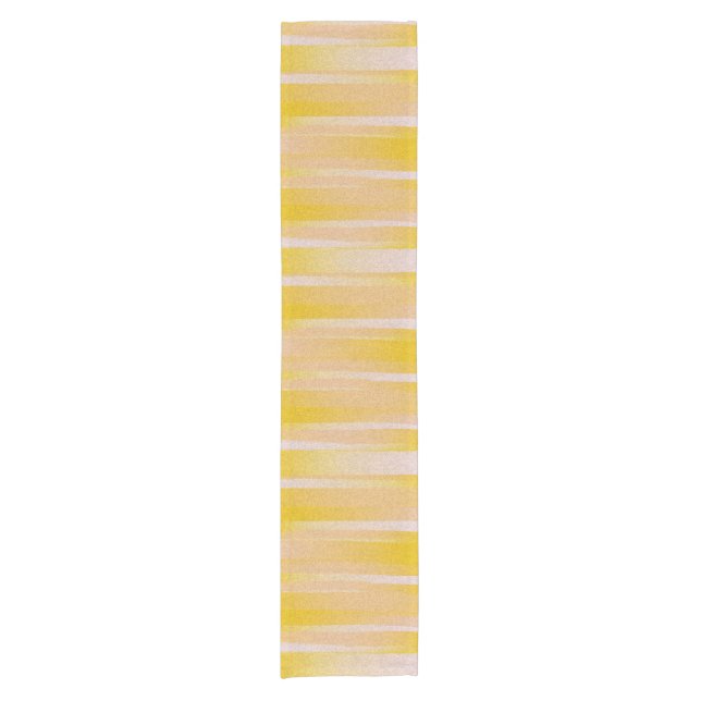 Chemin De Table Court Coureur de table Motif jaune (Devant)