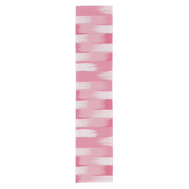 Chemin De Table Court Coureur de table Motif rouge et blanc (Devant)