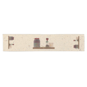 Chemin De Table Court Coureur de table Primitifs Pays