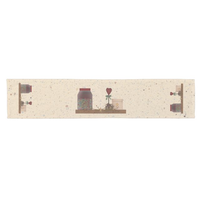 Chemin De Table Court Coureur de table Primitifs Pays (Horizontal)