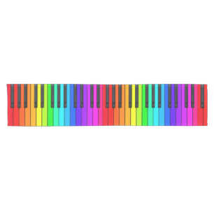 Chemin De Table Court Coureur de Tableau de clavier de piano