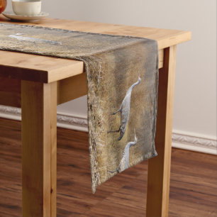 Chemin De Table Court Coureur de Tableau de la faune NWR d'oiseaux de