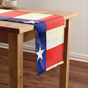 Chemin De Table Court Coureur fait sur commande de Tableau de drapeau du