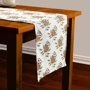 Chemin De Table Court Coureur mignon de Tableau de hibou