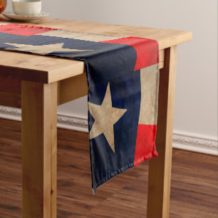 Chemin De Table Court Coureur vintage de Tableau de drapeau d'état du