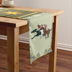 Chemin De Table Court Course Chevaux Coureur de table
