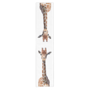 Chemin De Table Court Cute giraffe face
