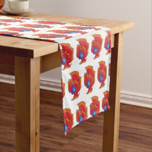 Chemin De Table Court Cute Siamese combat poisson betta dessin