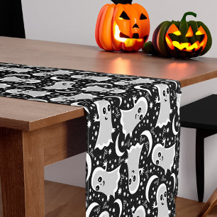 Chemin De Table Court Décor table d'Halloween Ghosts convivial