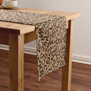 Chemin De Table Court Design classique série Leopard 5