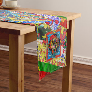 Chemin De Table Court Design portugais Fleece Blanket