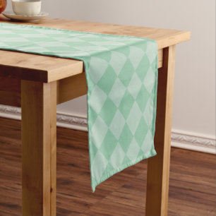 Chemin De Table Court Diamant de Cirque Vintage