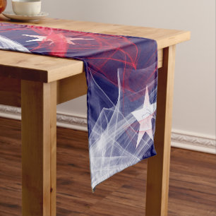 Chemin De Table Court Drapeau américain Custom Table Runner