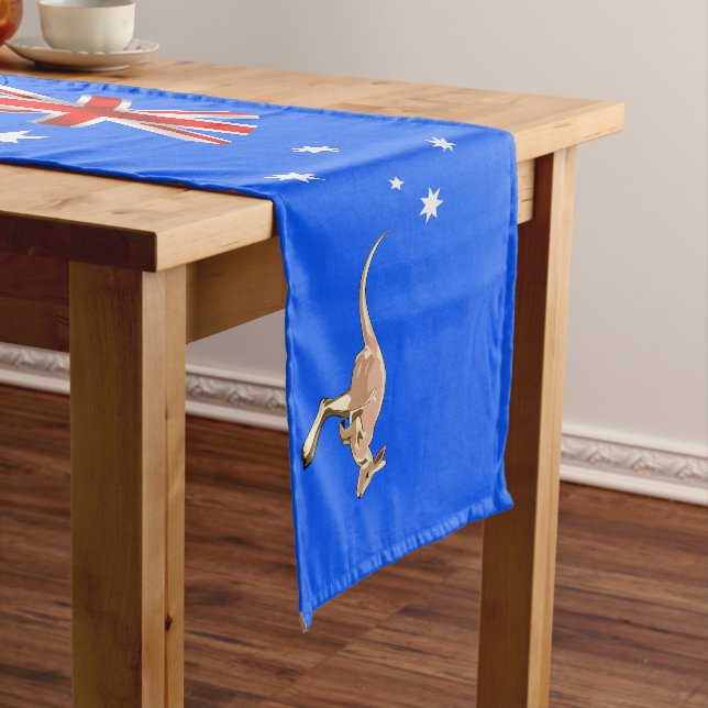 Chemin De Table Court Drapeau australien (In Situ)