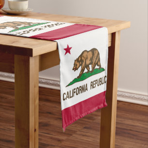 Chemin De Table Court Drapeau californien & Sport décoration de la maiso