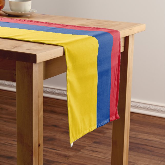 Chemin De Table Court Drapeau Colombie - Bandera De Colombia (In Situ)