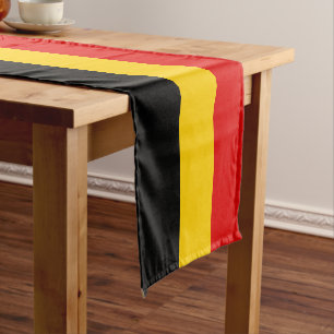 Chemin De Table Court Drapeau de Belgique