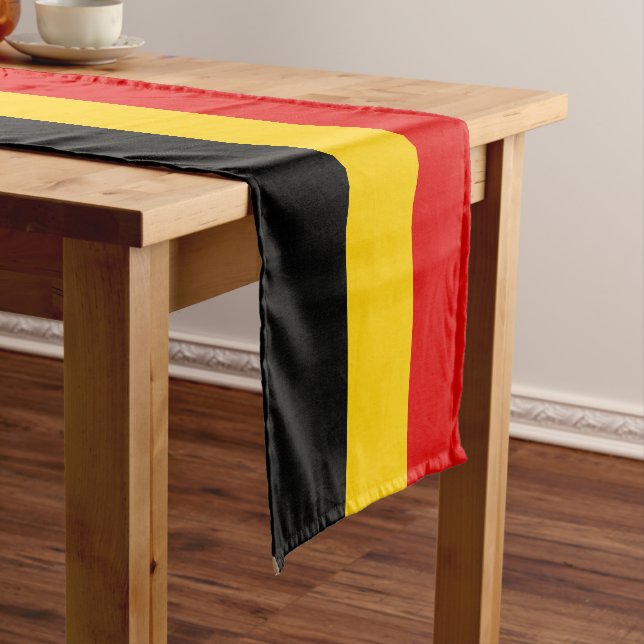 Chemin De Table Court Drapeau de Belgique (In Situ)