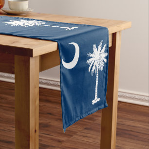 Chemin De Table Court Drapeau de Caroline du Sud & décoration de la mais