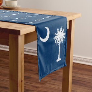 Chemin De Table Court Drapeau de Caroline du Sud & décoration de la mais
